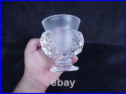 Lalique france vase en cristal modèle St Cloud