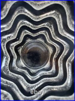 Lalique, vase Méandres, verre, 1934, signé R. LALIQUE