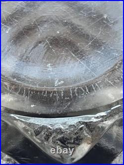 Lalique, vase Méandres, verre, 1934, signé R. LALIQUE