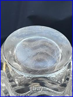 Lalique, vase Méandres, verre, 1934, signé R. LALIQUE