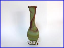 Landier vase sèvres verre Lithyalin marbré agate pierre dure vers 1900