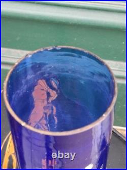 Legras Vase Verre émaillé Iris