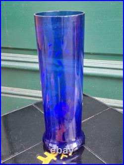 Legras Vase Verre émaillé Iris