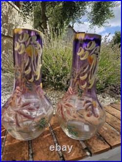 Legras montjoye Vases Émaillés