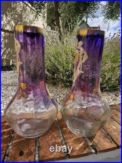 Legras montjoye Vases Émaillés
