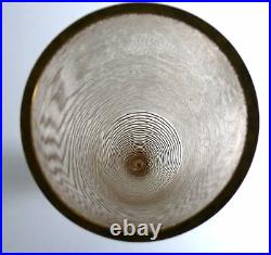 Legras, très grand vase cornet hollandais, guilloché, 60 cm, excellent état