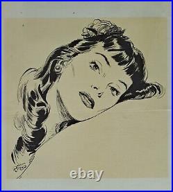 Lithographie de Alex Raymond (1909-1956)