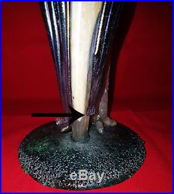 Loetz Rare Vase Stork 1904 Vase Loetz Cigogne Height 16.53 Hauteur 42 CM