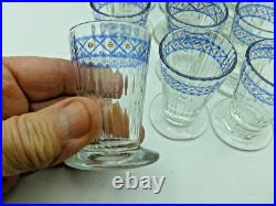 Lot de 18 verres anciens à décor émaillé