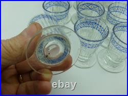 Lot de 18 verres anciens à décor émaillé Lot de 18 verres anciens à décor émaillé
