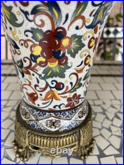 Magnifique Ancien Vase En Porcelaines