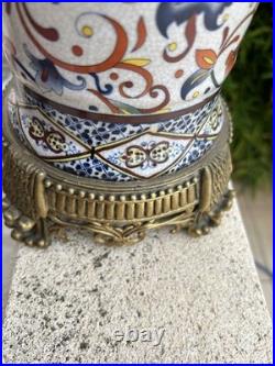 Magnifique Ancien Vase En Porcelaines