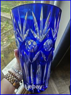Magnifique Grand Vase Saint Louis H 26 cm Magnifique Grand Vase Saint Louis H 26 cm