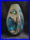 Magnifique-Grand-Vase-Verre-Souffle-Bleu-Turquoise-Iridescent-34cm-01-afjj