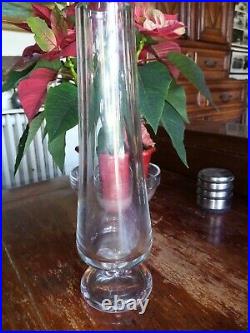Magnifique Vase Soliflore Cristal De Baccarat