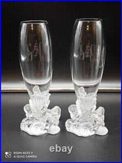 Magnifique paire de Vase Royales de Champagne mod Atlantide par Xavier Froissart