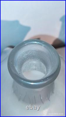 Maison Baccarat Vase Cristal Dépoli signé Épreuve De Tirage Industriel