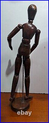 Mannequin de dessin articulé du XIXème / 43cm de hauteur