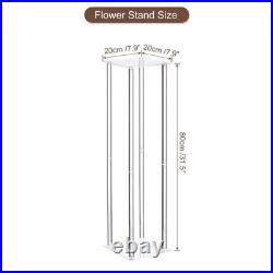 Mariage Fleur Support Vase Colonne, Acrylique Fleur Support Paquet de 2