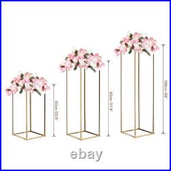 Mariage Fleur Support Vase Colonne, Acrylique Fleur Support Paquet de 2