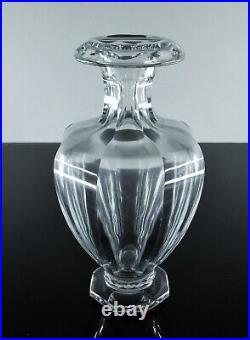 Medicis Grand Vase Cristal Taille Modele Malmaison Musee Baccarat Signe