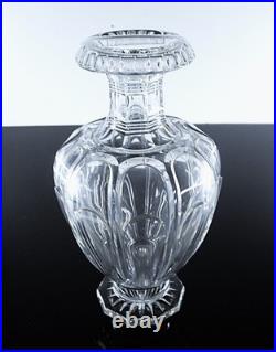 Medicis Grand Vase Cristal Taille Modele Malmaison Musee Baccarat Signe