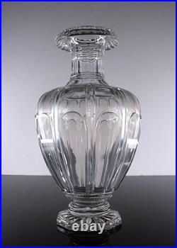 Medicis Grand Vase Cristal Taille Modele Malmaison Musee Baccarat Signe