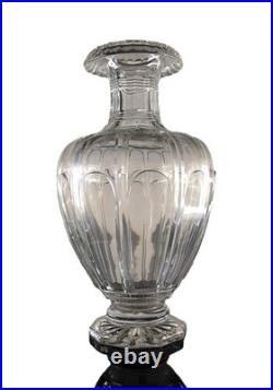 Medicis Grand Vase Cristal Taille Modele Malmaison Musee Baccarat Signe