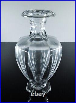 Medicis Grand Vase Cristal Taille Modele Malmaison Musee Baccarat Signe