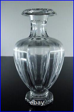 Medicis Grand Vase Cristal Taille Modele Malmaison Musee Baccarat Signe