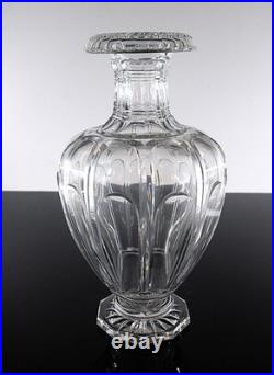 Medicis Grand Vase Cristal Taille Modele Malmaison Musee Baccarat Signe