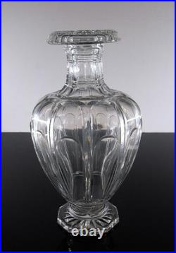 Medicis Grand Vase Cristal Taille Modele Malmaison Musee Baccarat Signe