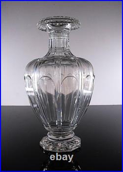 Medicis Grand Vase Cristal Taille Modele Malmaison Musee Baccarat Signe