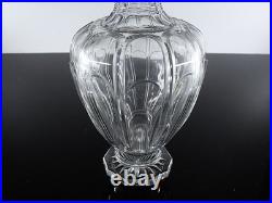 Medicis Grand Vase Cristal Taille Modele Malmaison Musee Baccarat Signe