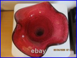 PAIRE DE VASES BACCARAT ART NOUVEAU Dégagés à l'acide