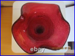 PAIRE DE VASES BACCARAT ART NOUVEAU Dégagés à l'acide