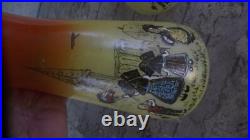 PAIRE DE vase émaillé legras DECOR ALSACE