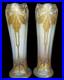 Paire-Ancien-Grand-Vase-Legras-Belgrade-Decor-Feuilles-Chataignier-Art-Nouveau-01-unfh