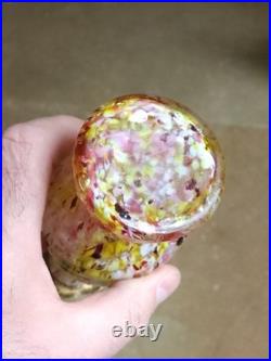 Paire De Vase 1900 Clichy Legras Murano Partie Supérieure Laiton Napoleon