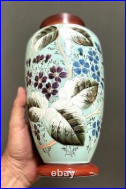Paire De Vases En Opaline Émaillé Napoléon III