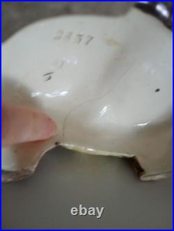 Paire Soliflore ancien Scène de genre romantique dans le goût du XVIIIe