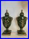 Paire-Vases-PEAUDECERF-Patine-Or-vert-45-Cm-Antiquites-Ceramique-1920-01-ix