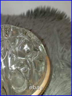 Paire de Vases Pique-Fleurs en Cristal de Baccarat & Or Fin