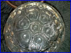 Paire de Vases Pique-Fleurs en Cristal de Baccarat & Or Fin