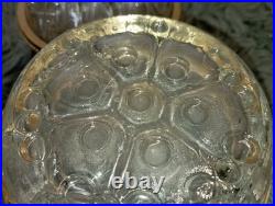 Paire de Vases Pique-Fleurs en Cristal de Baccarat & Or Fin