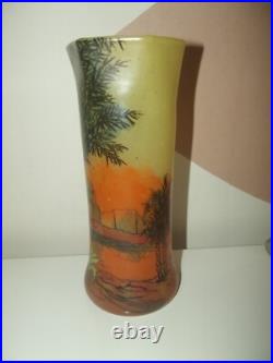 Paire de Vases décor naturaliste signé LEG (LEGRAS)