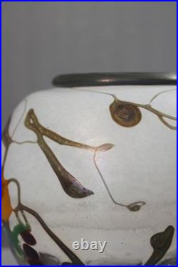 Pascal Guyot à Biot Vase pate de verre décor abstrait France 2003