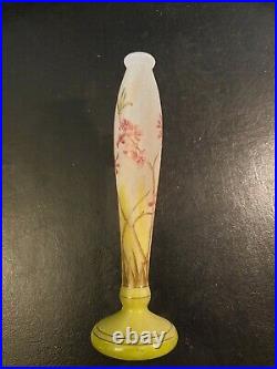Petit Vase Daum Nancy Décor floral