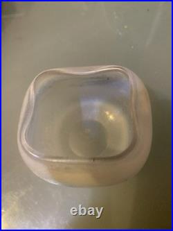 Petit vase Daum Nancy Croix De Lorraine Paysage Marin