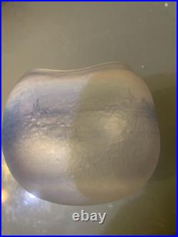 Petit vase Daum Nancy Croix De Lorraine Paysage Marin